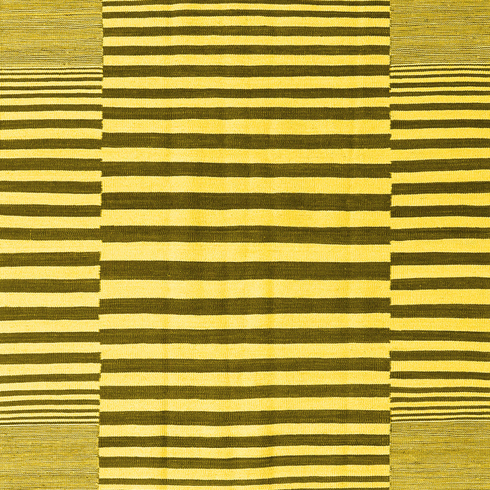 Machine Washable Abstract Yellow Contemporary Rug, wshcon2770yw