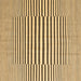 Square Machine Washable Abstract Brown Contemporary Rug, wshcon2770brn