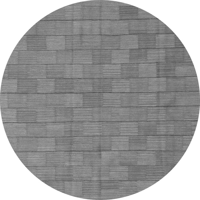 Square Abstract Gray Contemporary Rug, con2771gry