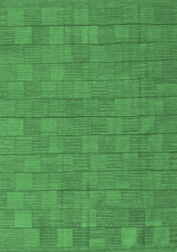 Abstract Emerald Green Contemporary Rug, con2771emgrn