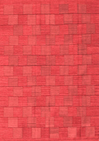 Abstract Red Contemporary Rug, con2771red