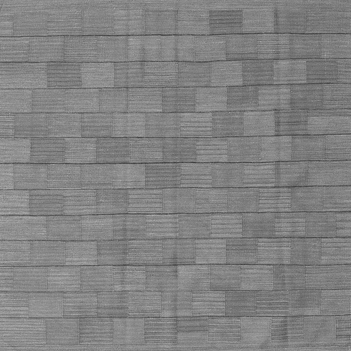 Round Machine Washable Abstract Gray Contemporary Rug, wshcon2771gry