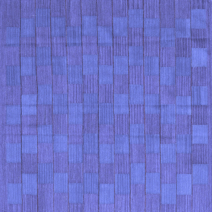 Square Machine Washable Abstract Blue Contemporary Rug, wshcon2771blu