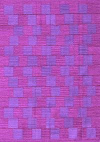 Abstract Purple Contemporary Rug, con2771pur