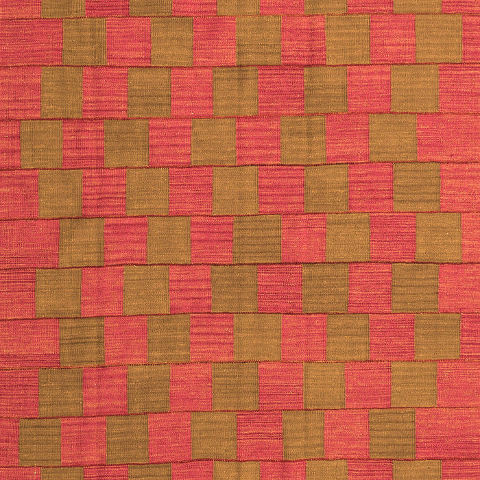 Serging Thickness of Machine Washable Abstract Orange Contemporary Area Rugs, wshcon2771org