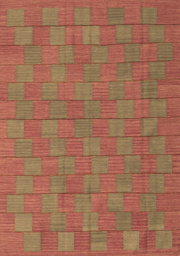 Abstract Brown Contemporary Rug, con2771brn