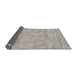 Thickness of Contemporary Pale Silver Gray Modern Rug, con2772