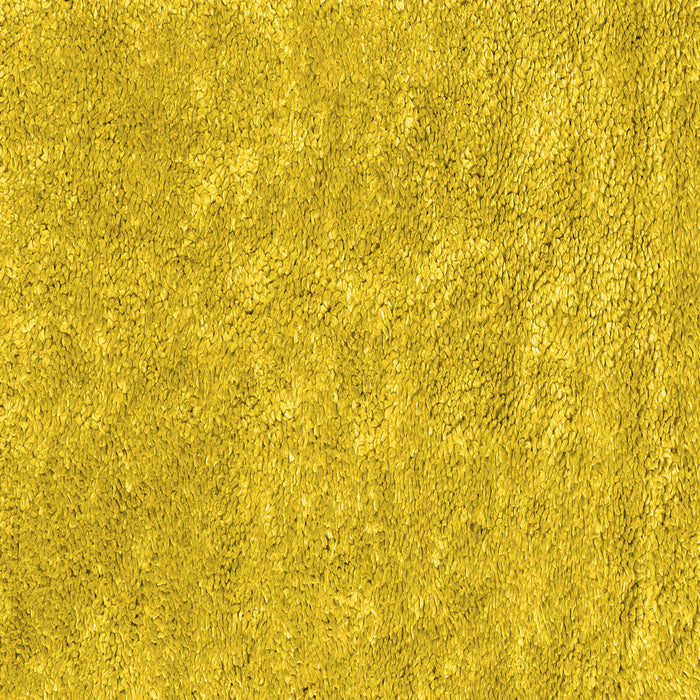 Square Abstract Yellow Contemporary Rug, con2772yw