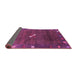 Sideview of Abstract Pink Contemporary Rug, con2773pnk