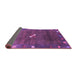 Sideview of Abstract Purple Contemporary Rug, con2773pur