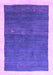 Abstract Purple Contemporary Rug, con2774pur