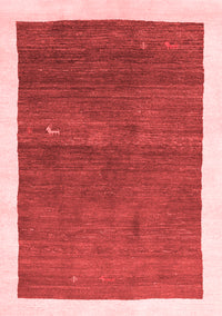 Abstract Red Contemporary Rug, con2774red