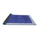 Sideview of Abstract Blue Contemporary Rug, con2774blu