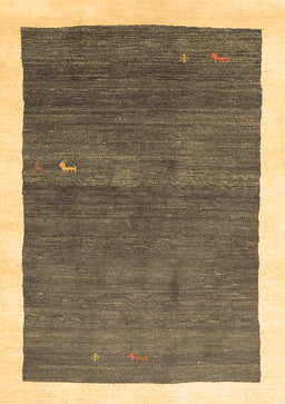 Abstract Brown Contemporary Rug, con2774brn