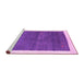 Sideview of Machine Washable Abstract Pink Contemporary Rug, wshcon2774pnk