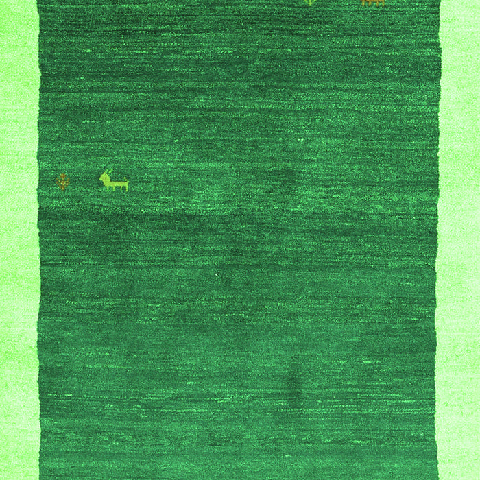 Abstract Green Contemporary Rug, con2774grn