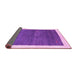 Sideview of Abstract Pink Contemporary Rug, con2774pnk