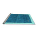 Sideview of Machine Washable Abstract Light Blue Contemporary Rug, wshcon2774lblu