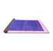 Sideview of Abstract Purple Contemporary Rug, con2774pur