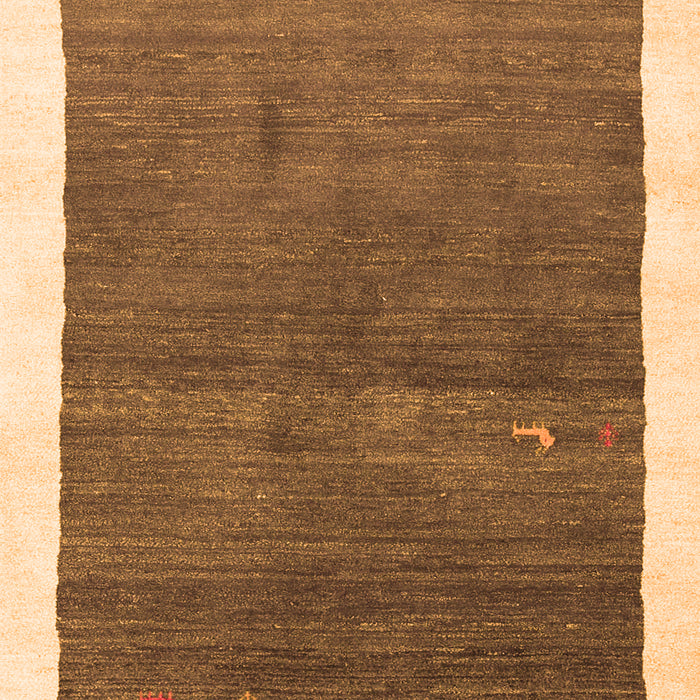 Abstract Orange Contemporary Rug, con2774org