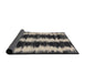 Thickness of Contemporary Tan Brown Modern Rug, con2775