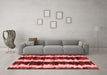 Contemporary Red Washable Rugs