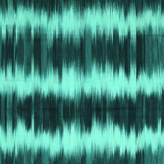 Square Abstract Turquoise Contemporary Rug, con2775turq