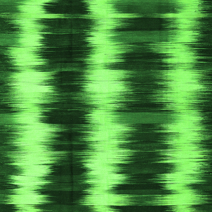 Serging Thickness of Machine Washable Abstract Green Contemporary Area Rugs, wshcon2775grn