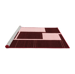 Contemporary Red Washable Rugs
