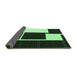 Sideview of Abstract Emerald Green Contemporary Rug, con2776emgrn