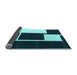 Sideview of Abstract Light Blue Contemporary Rug, con2776lblu