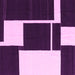 Square Abstract Pink Contemporary Rug, con2776pnk