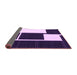 Sideview of Abstract Purple Contemporary Rug, con2776pur