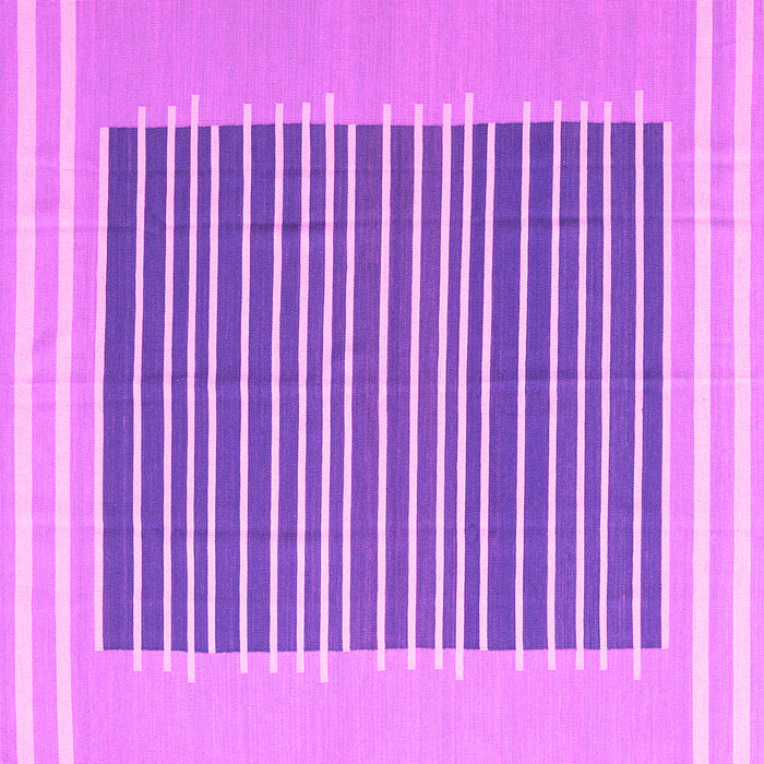 Square Abstract Pink Contemporary Rug, con2777pnk