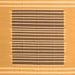 Serging Thickness of Abstract Orange Contemporary Rug, con2777org