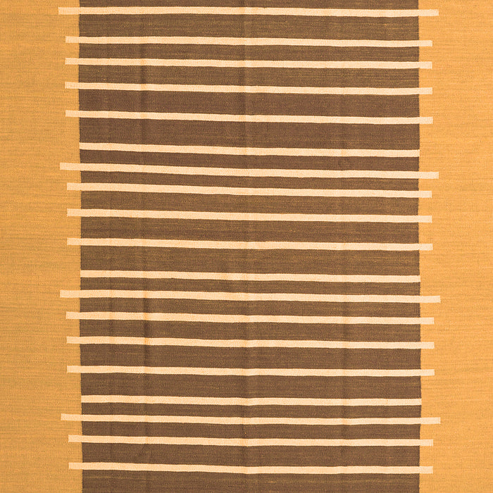 Serging Thickness of Machine Washable Abstract Orange Contemporary Area Rugs, wshcon2777org