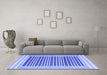 Machine Washable Abstract Blue Contemporary Rug in a Living Room, wshcon2777blu