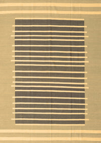 Abstract Brown Contemporary Rug, con2777brn