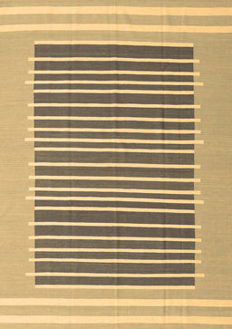 Abstract Brown Contemporary Rug, con2777brn