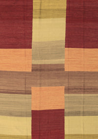 Abstract Brown Contemporary Rug, con2778brn