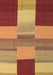 Abstract Brown Contemporary Rug, con2778brn