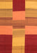 Serging Thickness of Machine Washable Abstract Orange Contemporary Area Rugs, wshcon2778org