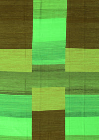 Abstract Green Contemporary Rug, con2778grn