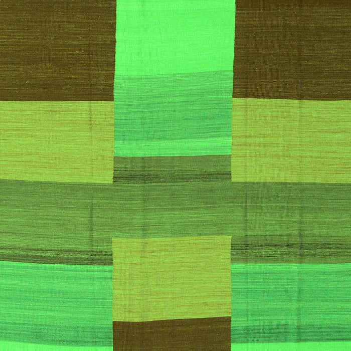 Abstract Green Contemporary Rug, con2778grn