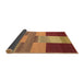 Sideview of Abstract Brown Contemporary Rug, con2778brn