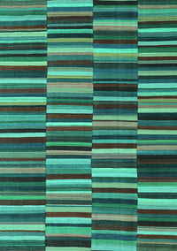 Southwestern Turquoise Country Rug, con2779turq