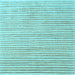 Square Solid Light Blue Modern Rug, con277lblu