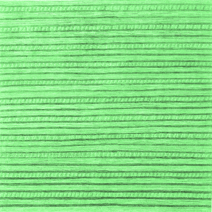 Square Machine Washable Solid Emerald Green Modern Area Rugs, wshcon277emgrn