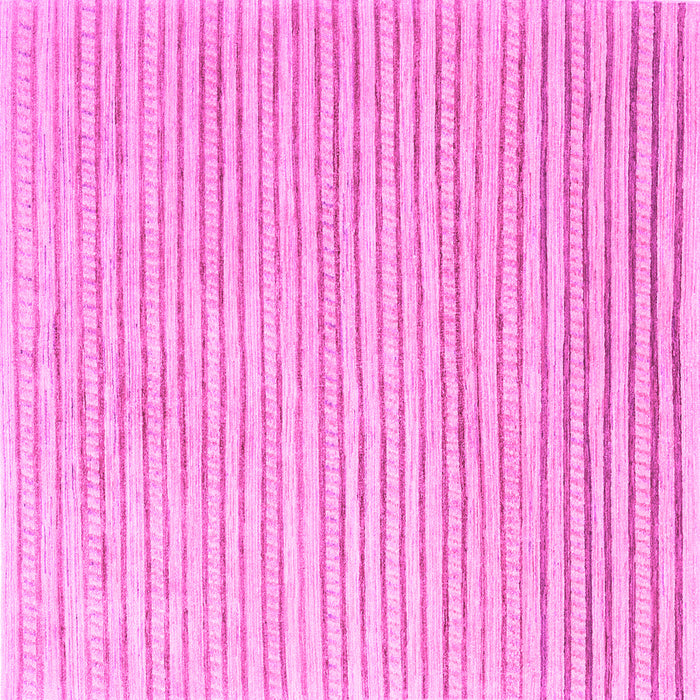 Square Machine Washable Solid Pink Modern Rug, wshcon277pnk