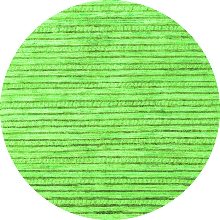 Square Solid Green Modern Rug, con277grn